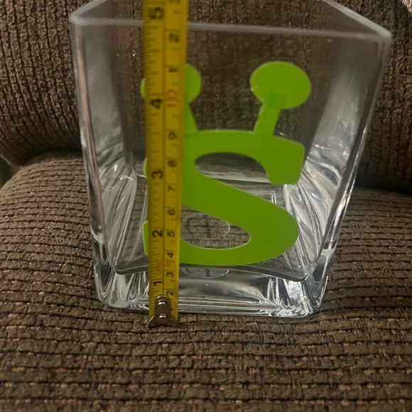 Clear Glass with Green SHrek Design - Picture 2 of 3
